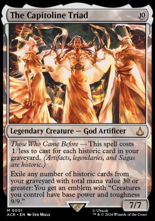 (001) Magic The Gathering Universes Beyond: Assassin's Creed Single: The Capitoline Triad Mythic
