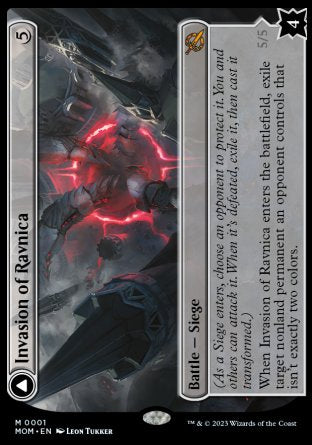 (001) Magic The Gathering March of the Machine Single: Invasion of Ravnica // Guildpact Paragon Holo Mythic