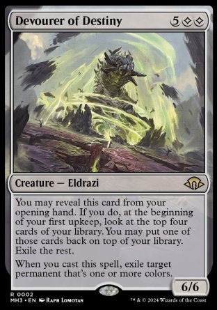 (002) Magic The Gathering Modern Horizons 3 Single: Devourer of Destiny Rare