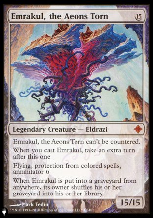 (004) Magic The Gathering The List Single: Emrakul, the Aeons Torn Mythic