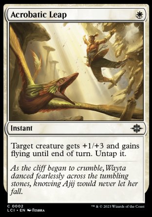 (002) Magic The Gathering The Lost Caverns of Ixalan Single: Acrobatic Leap Common