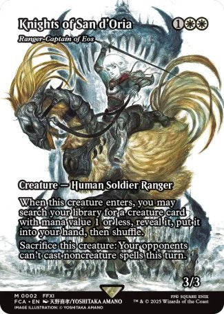 (002) Magic The Gathering Magic: The Gathering - FINAL FANTASY Through the Ages Single: Ranger-Captain of Eos Holo Mythic