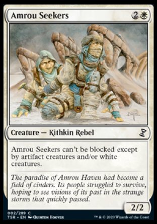 (002/289) Magic The Gathering Time Spiral Remastered Single: Amrou Seekers Holo Common