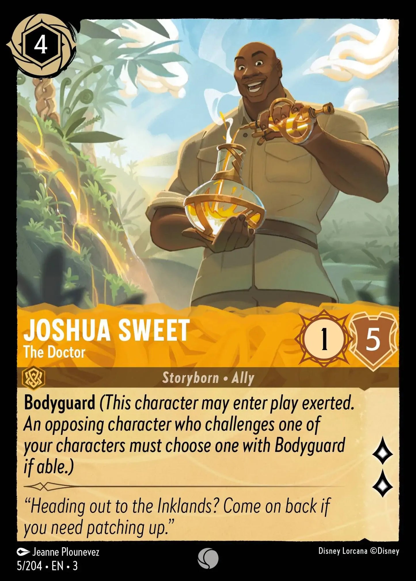 (005) Lorcana Into the Inklands Single: Joshua Sweet - The Doctor Common