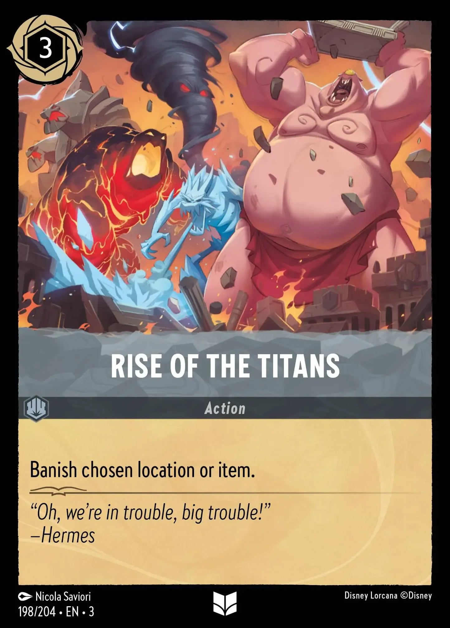 (198) Lorcana Into the Inklands Single: Rise of the Titans Holo Uncommon