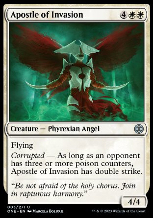 (003) Magic The Gathering Phyrexia: All Will Be One Single: Apostle of Invasion Holo Uncommon