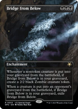 (003) Magic The Gathering Special Guests Single: Bridge from Below Holo Rare
