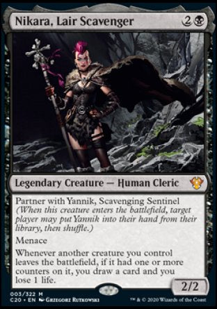 (003/322) Magic The Gathering Commander: Ikoria Single: Nikara, Lair Scavenger Mythic