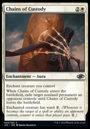 (003) Magic The Gathering Jumpstart 2022 Single: Chains of Custody Common