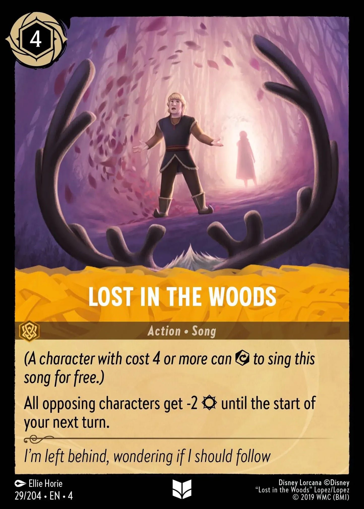 (029) Lorcana Ursula's Return Single: Lost In the Woods Holo Uncommon