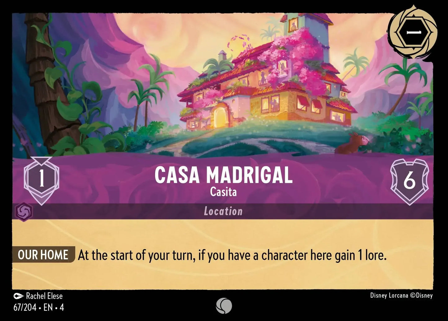 (067) Lorcana Ursula's Return Single: Casa Madrigal - Casita Holo Common