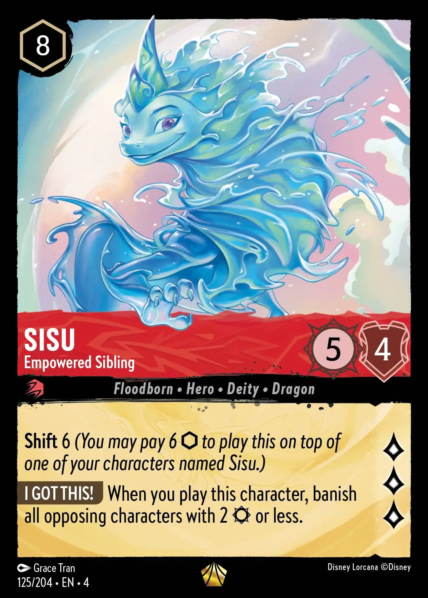 (125) Lorcana Ursula's Return Single: Sisu - Empowered Sibling (V.1) Legendary
