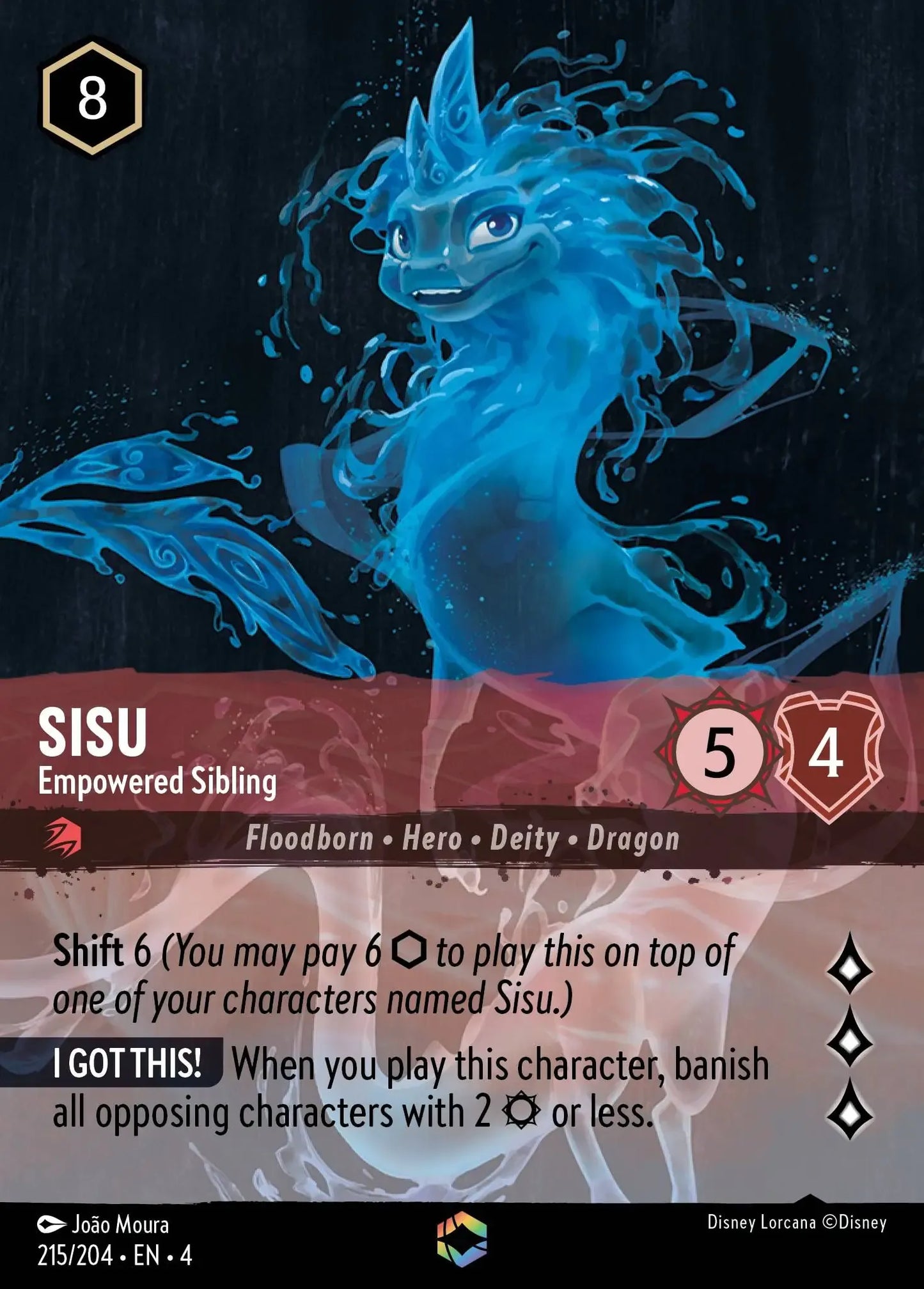 (215) Lorcana Ursula's Return Single: Sisu - Empowered Sibling (V.2) Enchanted