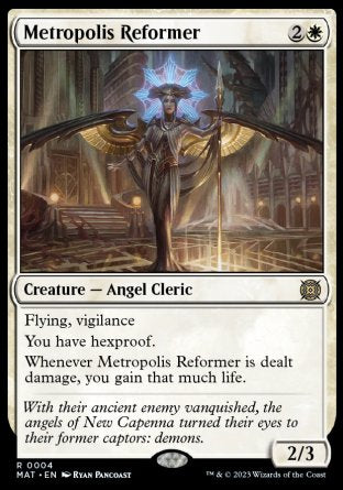 (004) Magic The Gathering March of the Machine: The Aftermath Single: Metropolis Reformer Holo Rare