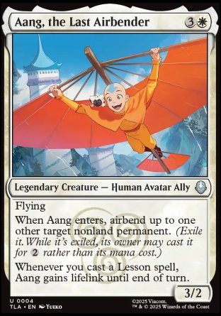 (004) Magic The Gathering Magic: The Gathering | Avatar: The Last Airbender Single: Aang, the Last Airbender Holo Uncommon