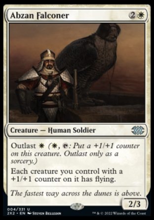 (004) Magic The Gathering Double Masters 2022 Single: Abzan Falconer Uncommon