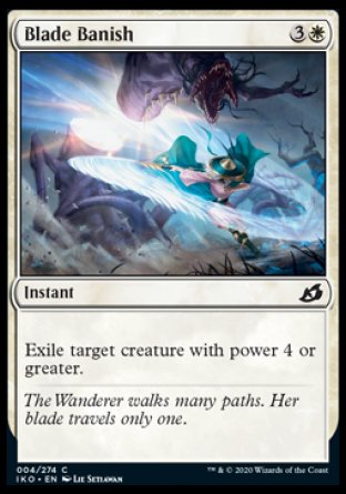 (004/274) Magic The Gathering Ikoria: Lair of Behemoths Single: Blade Banish Common