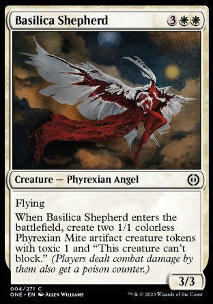 (004) Magic The Gathering Phyrexia: All Will Be One Single: Basilica Shepherd Common