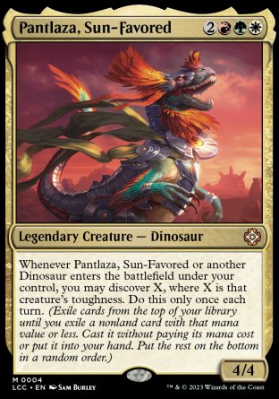 (004) Magic The Gathering Commander: The Lost Caverns of Ixalan Single: Pantlaza, Sun-Favored Mythic