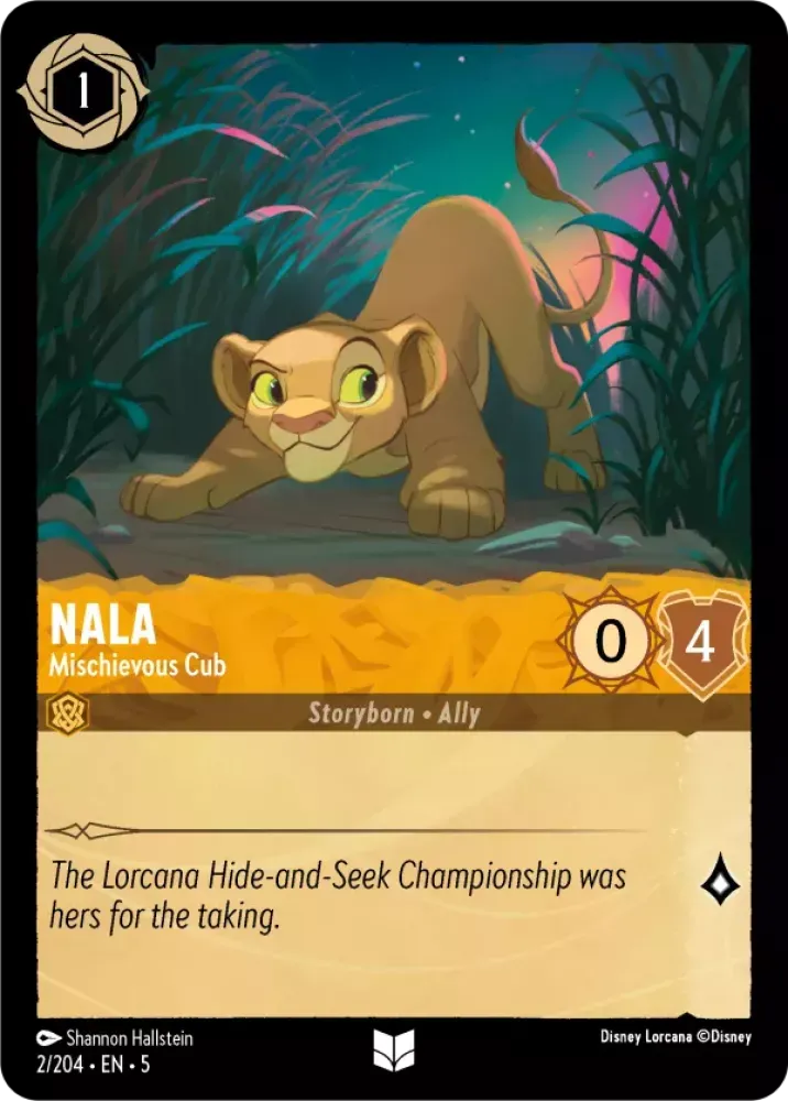 (002) Lorcana Shimmering Skies Single: Nala - Mischievous Cub Uncommon