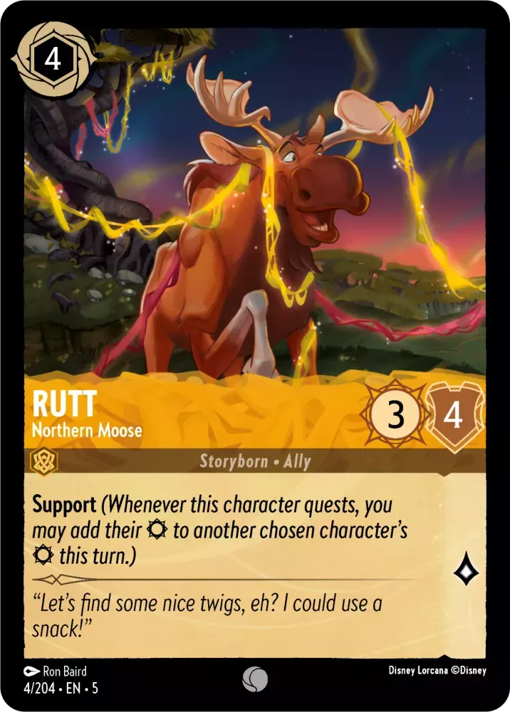 (004) Lorcana Shimmering Skies Single: Rutt - Northern Moose Common