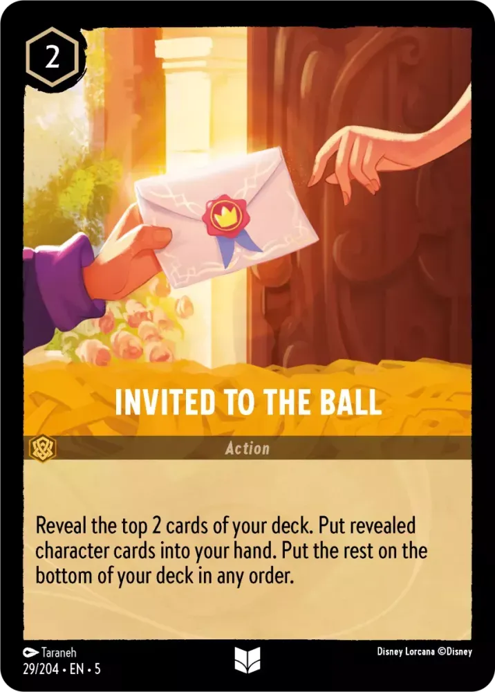 (029) Lorcana Shimmering Skies Single: Invited to the Ball Uncommon