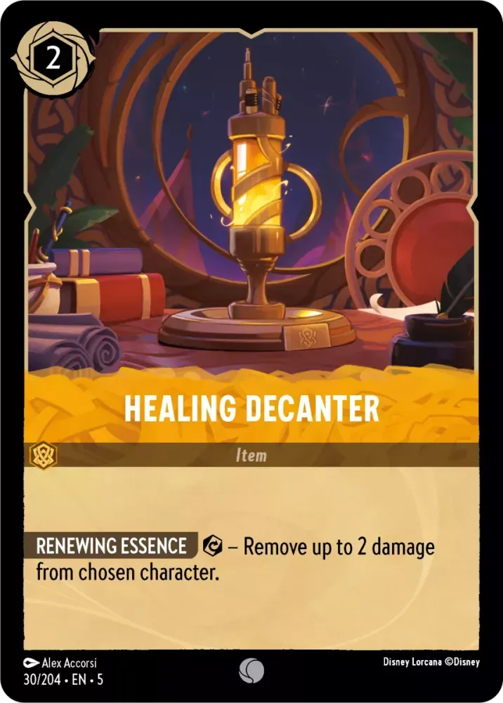 (030) Lorcana Shimmering Skies Single: Healing Decanter Common