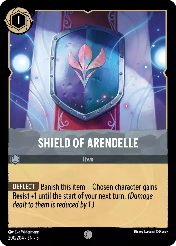(200) Lorcana Shimmering Skies Single: Shield of Arendelle Common