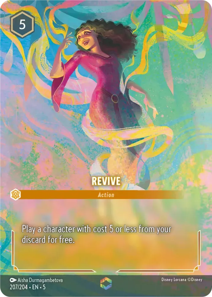 (207) Lorcana Shimmering Skies Single: Revive (V.2) Enchanted