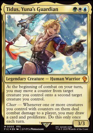 (005) Magic The Gathering Commander: Magic: The Gathering - FINAL FANTASY Single: Tidus, Yuna's Guardian Mythic