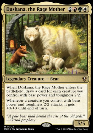 (005) Magic The Gathering Commander: Murders at Karlov Manor Single: Duskana, the Rage Mother Holo Mythic