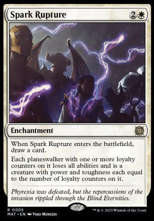 (005) Magic The Gathering March of the Machine: The Aftermath Single: Spark Rupture Holo Rare