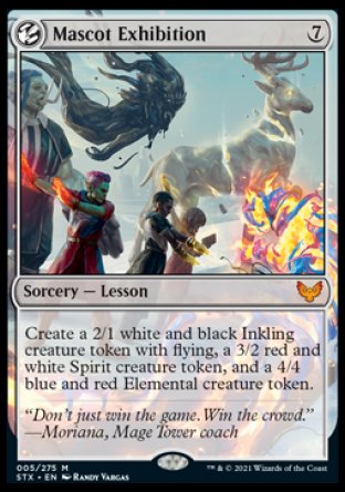 (005) Magic The Gathering Strixhaven: School of Mages Single: Mascot Exhibition Holo Mythic