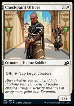 (005/274) Magic The Gathering Ikoria: Lair of Behemoths Single: Checkpoint Officer Common