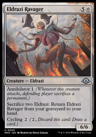 (005) Magic The Gathering Modern Horizons 3 Single: Eldrazi Ravager Uncommon