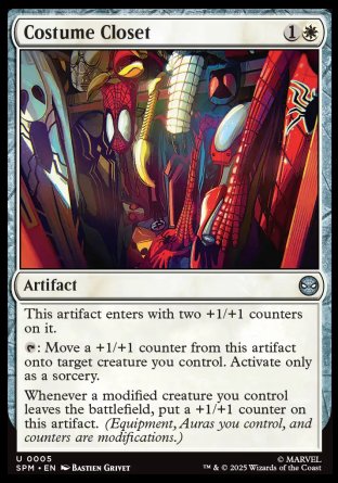 (005) Magic The Gathering Magic: The Gathering | Marvel's Spider-Man Single: Costume Closet Uncommon
