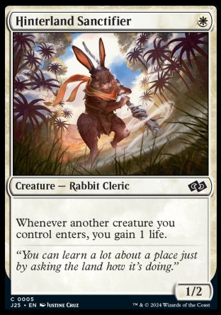 (005) Magic The Gathering Foundations Jumpstart Single: Hinterland Sanctifier Common
