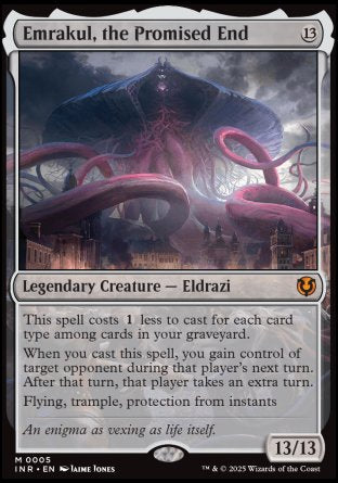 (005) Magic The Gathering Innistrad Remastered Single: Emrakul, the Promised End Mythic