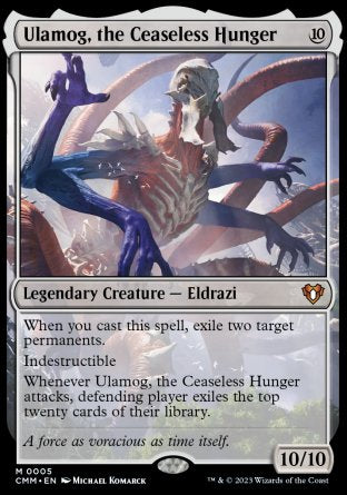 (005) Magic The Gathering Commander Masters Single: Ulamog, the Ceaseless Hunger Mythic