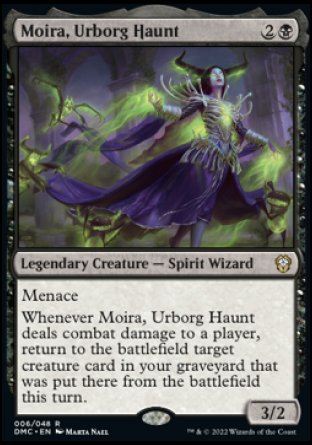 (006) Magic The Gathering Commander: Dominaria United Single: Moira, Urborg Haunt Rare