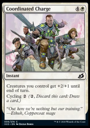 (006/274) Magic The Gathering Ikoria: Lair of Behemoths Single: Coordinated Charge Holo Common