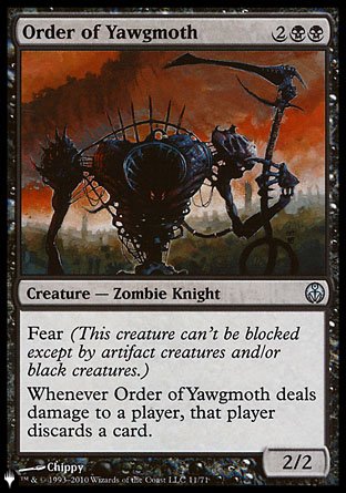(011) Magic The Gathering The List Single: Order of Yawgmoth Uncommon