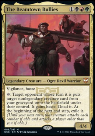 (006) Magic The Gathering Commander: Streets of New Capenna Single: The Beamtown Bullies Holo Mythic