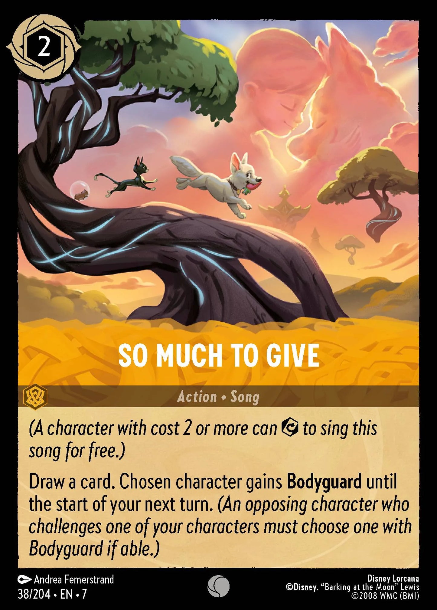 (038/204) Lorcana Archazia's Island Single: So Much to Give Common