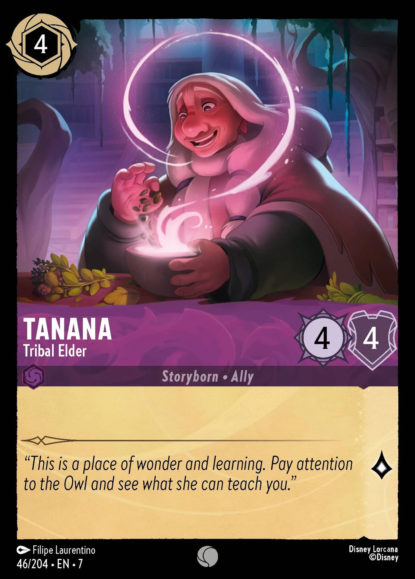 (046/204) Lorcana Archazia's Island Single: Tanana - Tribal Elder Common