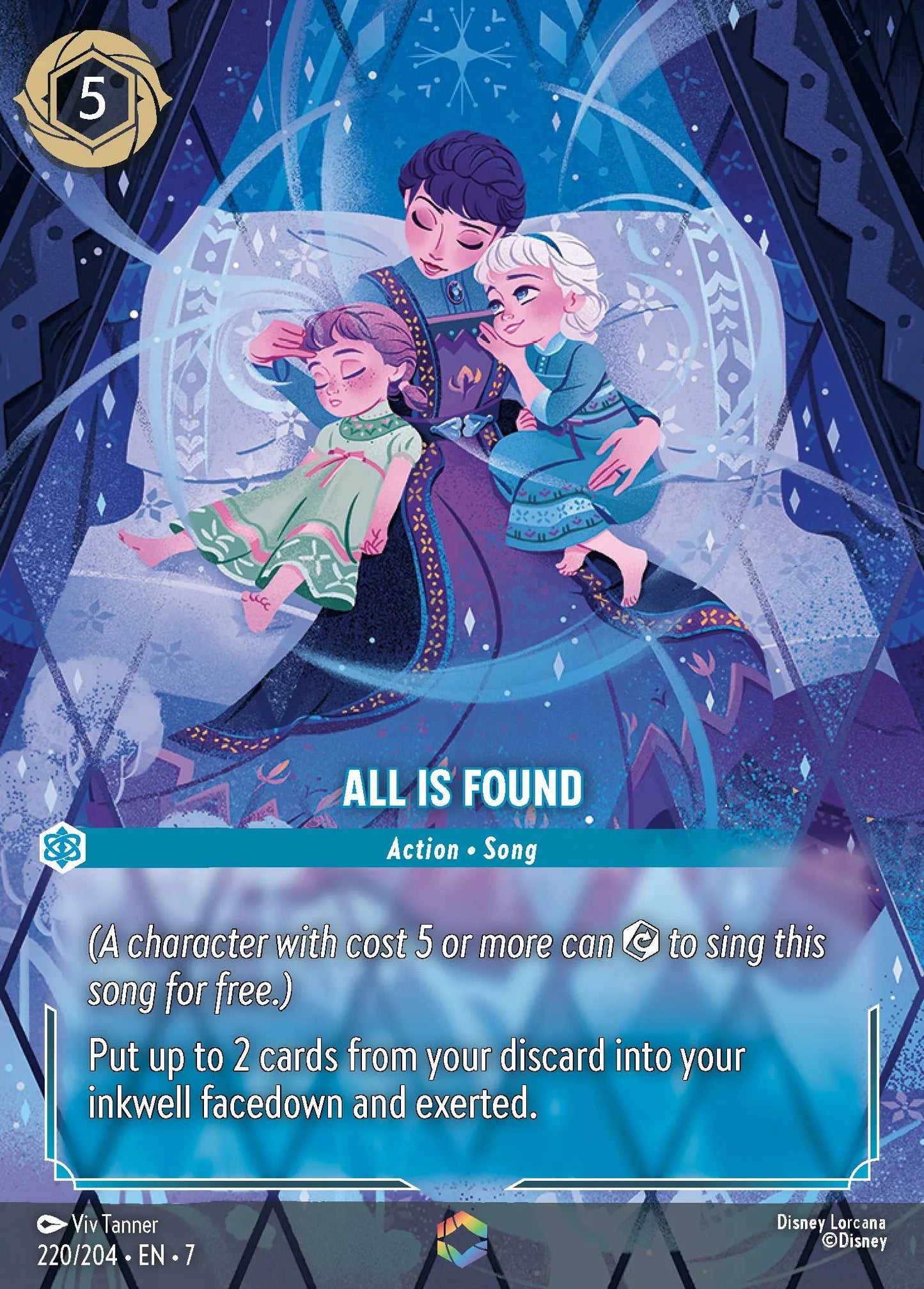 (220/204) Lorcana Archazia's Island Single: All Is Found (V.2) Holo Enchanted