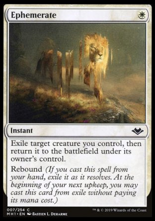 (007/254) Magic The Gathering Modern Horizons Single: Ephemerate Holo Common