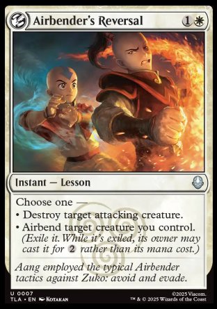 (007) Magic The Gathering Magic: The Gathering | Avatar: The Last Airbender Single: Airbender's Reversal Uncommon