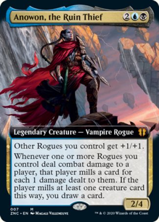 (007) Magic The Gathering Commander: Zendikar Rising Single: Anowon, the Ruin Thief (V.2) Holo Mythic