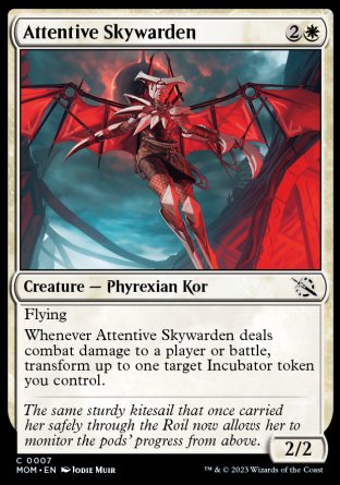 (007) Magic The Gathering March of the Machine Single: Attentive Skywarden Common